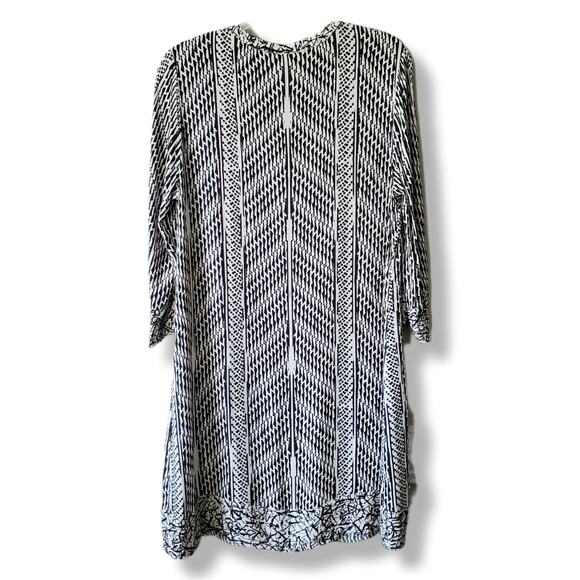 Soft Surroundings Shift Dress M Neutral Career Classic Casual Breathable Relaxed - Picture 7 of 10